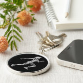 女性クロムランナーKeychain キーホルダー (側面)