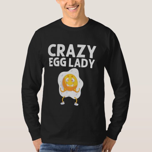 女性クール用卵ママ揚げポーチタンパク焼いた質 Tシャツ (正面)