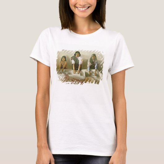 女性グラインディングコーン,ラグーナのプエブロ, c.1905 (col) tシャツ (正面)