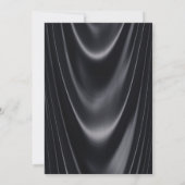 女性グラムブラック金ゴールド50誕生日 招待状 (裏面)