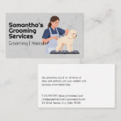 女性グルーミングドギー 名刺 (正面/裏面)