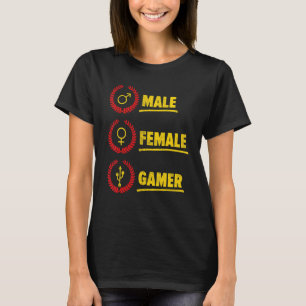 女性ゲーマービデオゲーマーゲームPcコンソールGe Tシャツ