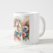 女性コレクションのための献身的なマグカップ ジャンボコーヒーマグカップ (正面右)