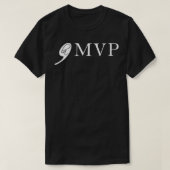 女性コンマ+ラMVPマダム副社長カマラ Tシャツ (デザイン正面)