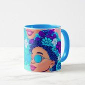 女性コーヒーマグ マグカップ (正面右)