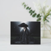 女性ゴシックムーン ポストカード (スタンド正面)