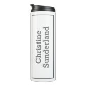 女性ゴルファーがねじれるおもしろい- タンブラー (回転右)