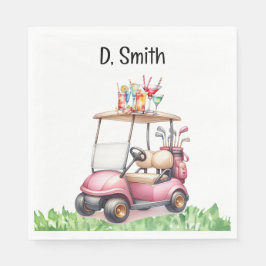 女性ゴルファーのためのゴルフの引退 スタンダードランチョンナプキン