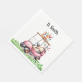 女性ゴルファーのためのゴルフの引退 スタンダードランチョンナプキン (角)