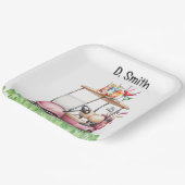 女性ゴルファーのためのゴルフの引退 ペーパープレート (傾斜あり)