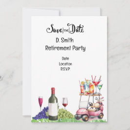 女性ゴルファーのためのゴルフの引退 招待状