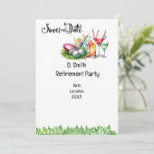 女性ゴルファーのためのゴルフの引退 招待状 (スタンド正面)