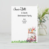 女性ゴルファーのためのゴルフの引退 招待状 (スタンド正面)