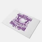 女性ゴルファーの力を過小評価してはいけない ドアマット (アングル)