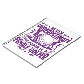 女性ゴルファーの力を過小評価してはいけない ノートブック (左側)