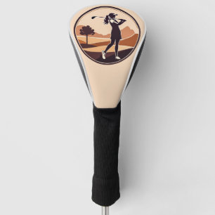 女性ゴルファーデザインゴルフヘッドカバー ゴルフヘッドカバー