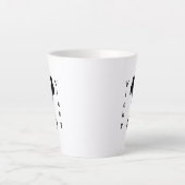 女性ゴルファー向けのオーダーメイド カフェラテマグ (正面)