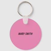 女性ゴルファー向けゴルフピンクパーティー キーホルダー (裏面)