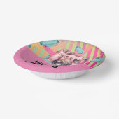 女性ゴルファー向けゴルフピンクパーティー ペーパーボウル (傾斜あり)