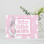 女性ゴルファー用ゴルフサンキューカードピンクテーマ サンキューカード (スタンド正面)