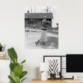 女性ゴルフ, 1920年代 ポスター (ホームオフィス)