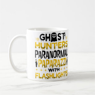 女性ゴーストハンター超常現象パパラッチ - ハロウィン コーヒーマグカップ