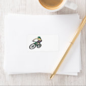 女性サイクリング ラベル (インサイチュ)