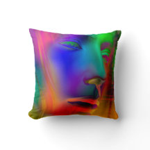 女性サイケデリック顔