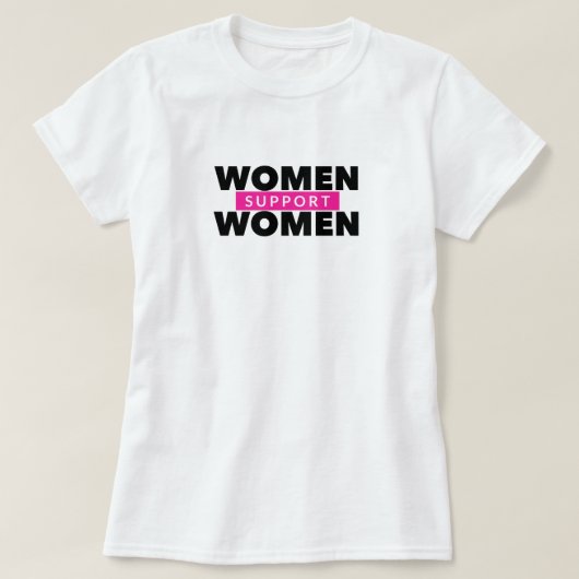 女性サポートTシャツ Tシャツ (デザイン正面)