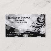 女性サロン美容師 名刺 (裏面)