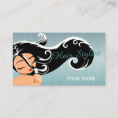 女性サロン美容師 名刺 (正面)