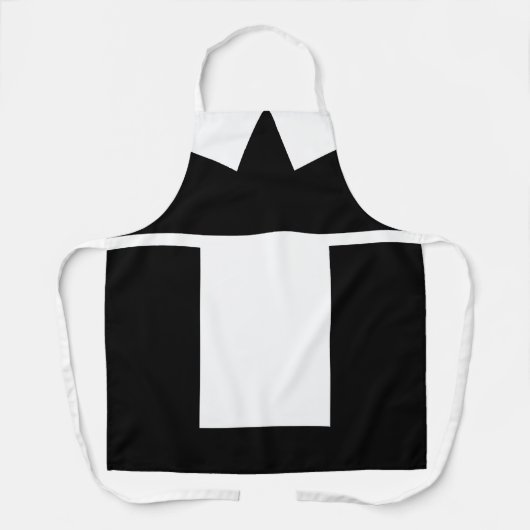 女性サンクスギビング巡礼衣装エプロン エプロン (正面)