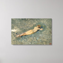 女性サンバウンザポルティシビーチ キャンバスプリント