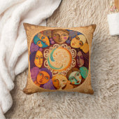 女性サークル クッション (ブランケット)