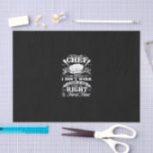 女性シェフはもちろん男性としては懸命ではない 薄葉紙 (クラフト)