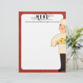 女性シェフイタリアンパスタスパゲティ (スタンド正面)