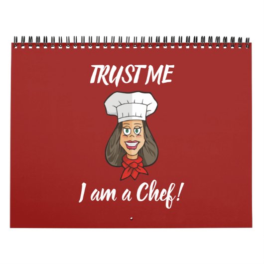 女性シェフ カレンダー (カバー)