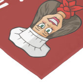 女性シェフ ショートテーブルランナー (コーナー)