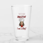 女性シェフ タンブラーグラス (正面)