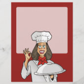 女性シェフ チラシ (裏面)