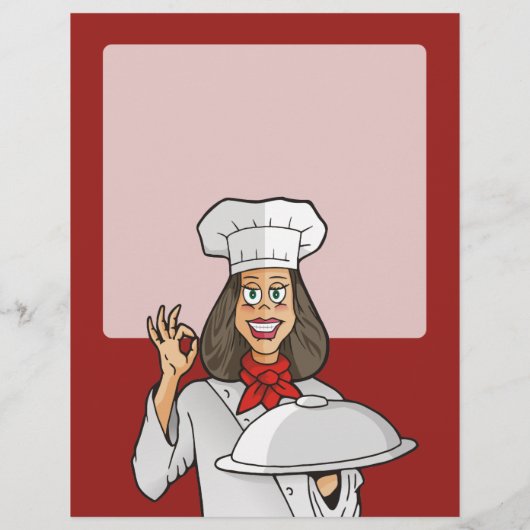 女性シェフ チラシ (裏面)