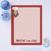 女性シェフ チラシ (シングル)