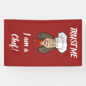 女性シェフ 横断幕 (横)