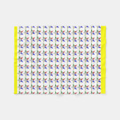 女性シュリーナー フリースブランケット (正面(横))