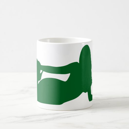 女性シルエットコーヒーマグ コーヒーマグカップ (中央)