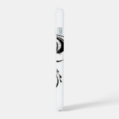 女性シルエット iPhone 15ケース (左側面)