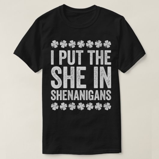 女性シーナニガンセントパトリックの女 Tシャツ (デザイン正面)