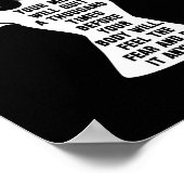 女性ジムモチベーショントレーニングやる気を起こさせるフィットネス ポスター (角)