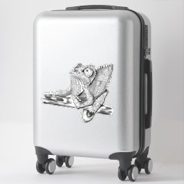 女性ジャクソンのカメレオン シール