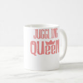 女性ジャグラー・クイーン コーヒーマグカップ (正面右)